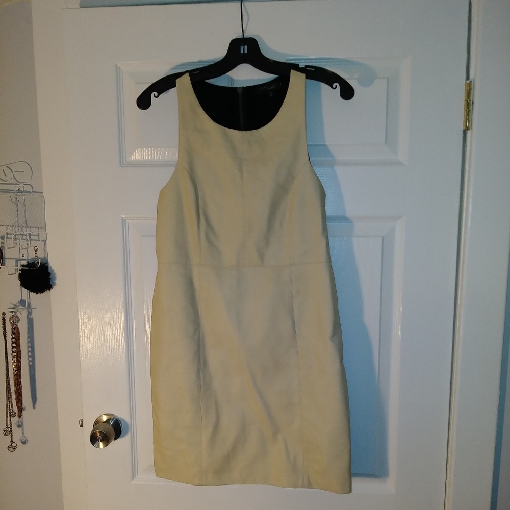 Two tone color block dress